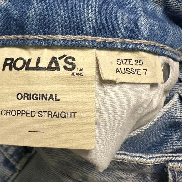 Rollas cropped straight leg jeans - Picture 6 of 8
